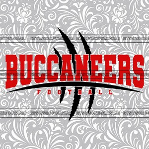 Buccaneers Football SVG, Buccaneers SVG, Buccaneers png, School Spirit SVG, team mascotte SVG, SVG-bestand voor Cricut, sublimatie png-ontwerp