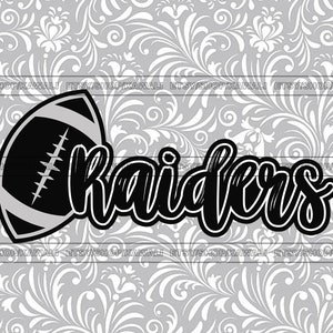 Raiders Football svg, Raiders svg, Raiders png, School Spirit svg, Team Mascot svg, Archivo Svg para Cricut, Diseño PNG de sublimación