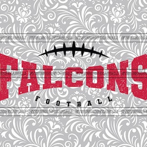 Archivos SVG de los Falcons Grunge para Cricut y diseños de sublimación, SVG de espíritu escolar, SVG de mascota de equipo de fútbol, descarga digital, PNG, DXF, EPS