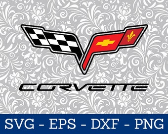 Chevrolet Corvette Flags Chevrolet Classic Logo, Chevrolet Logo Png, Chevrolet Logo Silhouette, svg, eps, png, dxf, svg file for cricut