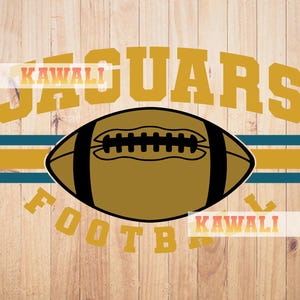 Jaguars SVG, Equipo de fútbol Jaguars SVG, Espíritu escolar SVG, Mascota del equipo SVG, Archivo SVG para Cricut, Diseño PNG de sublimación