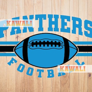 Panthers Svg, Panthers Football Team Svg, Espíritu escolar Svg, Mascota del equipo Svg, Archivo Svg para Cricut, Diseño PNG de sublimación