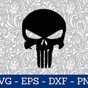 Punisher skull Logo svg, Punisher skull Logo Png, Punisher skull Logo cutting File, svg, eps, png, dxf, svg file for cricut