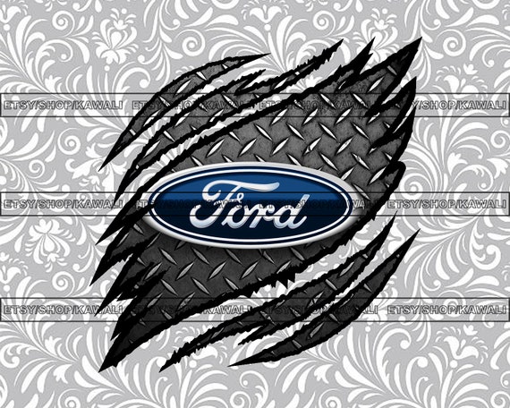 Ford Ripped Claw Png Logo, Ford Png, Ford Sublimation PNG Design
