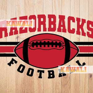 Razorbacks svg, Razorbacks Football Team svg, School Spirit svg, Team Mascot svg, Svg File For Cricut, Sublimation PNG Design
