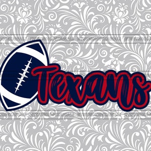 Texans Football svg, Texans svg, Texans png, School Spirit svg, Team Mascot svg, Archivo Svg para Cricut, Diseño PNG de sublimación