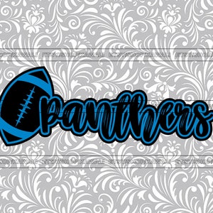 Fútbol de los Panthers svg, Panthers svg, Panthers png, School Spirit svg, Team Mascot svg, Archivo Svg para Cricut, Diseño PNG de sublimación