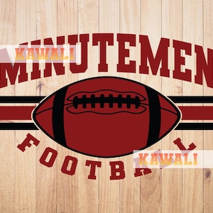 Minutemen svg, Minutemen Football Team svg, School Spirit svg, Team Mascot svg, Svg File For Cricut, Sublimation PNG Design