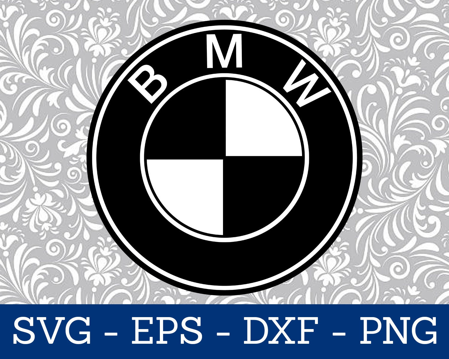 BMW Logo svg BMW Logo Png BMW Logo Silhouette svg eps | Etsy