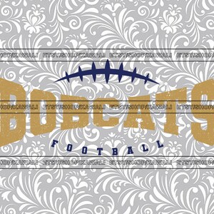 File SVG grunge dei Bobcats per Cricut e design a sublimazione, file SVG con spirito scolastico, logo mascotte della squadra di football in formato PNG, download digitale