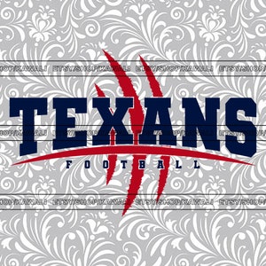 Texans Football svg, Texans svg, Texans png, School Spirit svg, Team Mascot svg, Archivo Svg para Cricut, Diseño PNG de sublimación