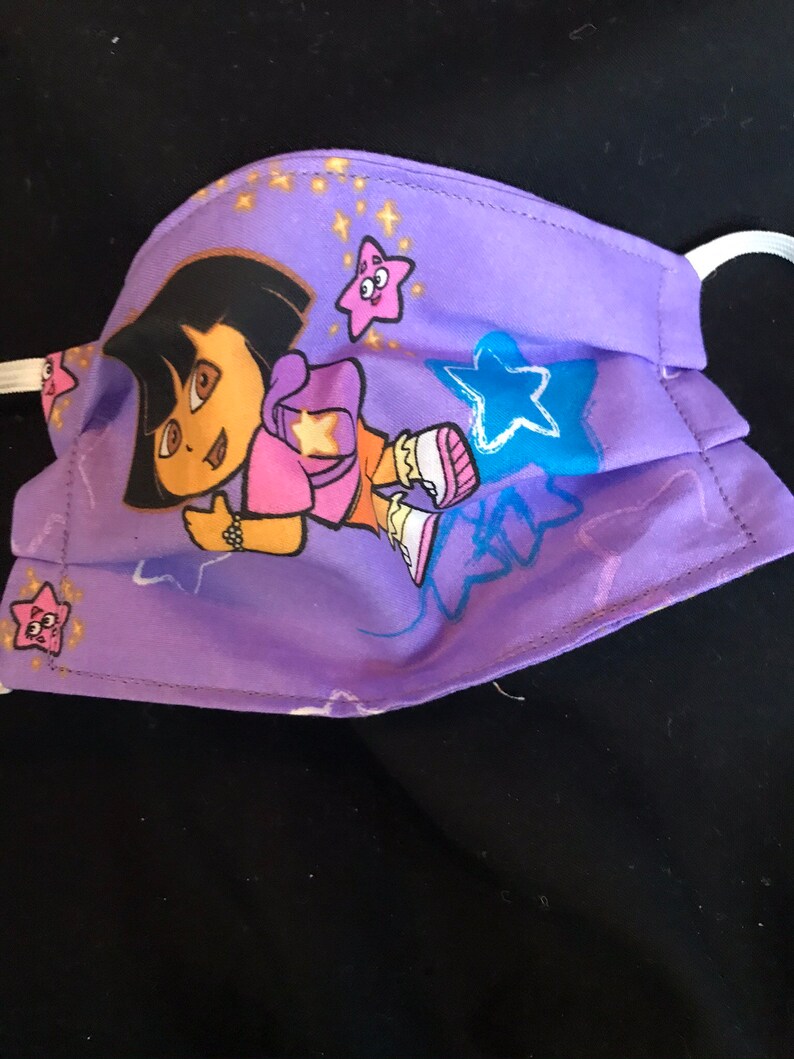 Dora the Explorer Face Mask Etsy