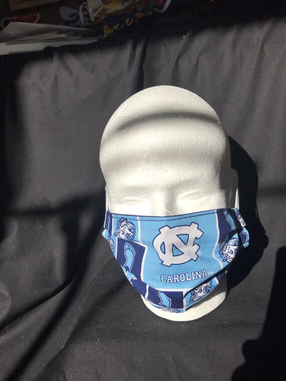 University of North Carolina Face Mask Etsy