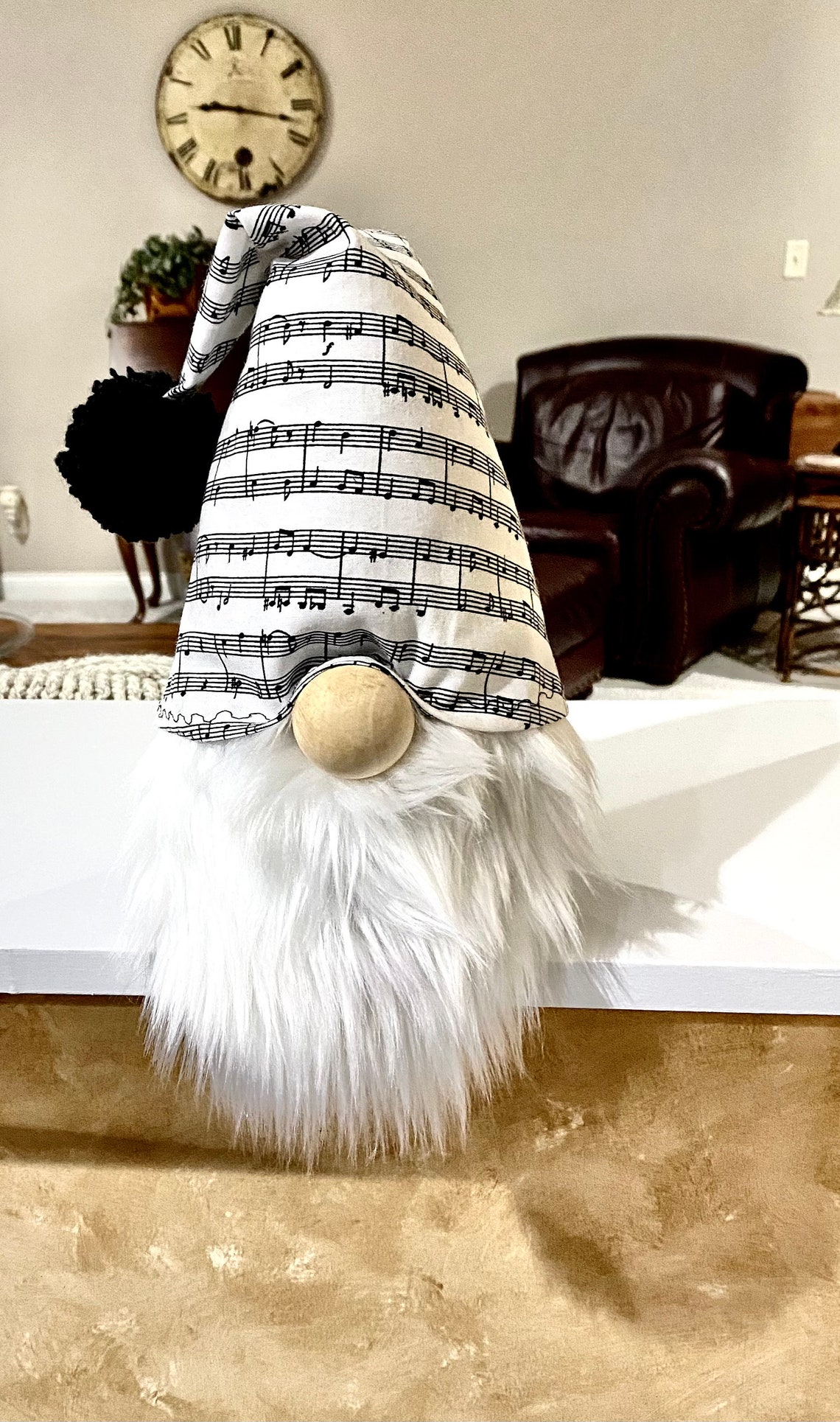 Music Gnome / Musical Notes Gnome / Free Gift Wrapping Etsy