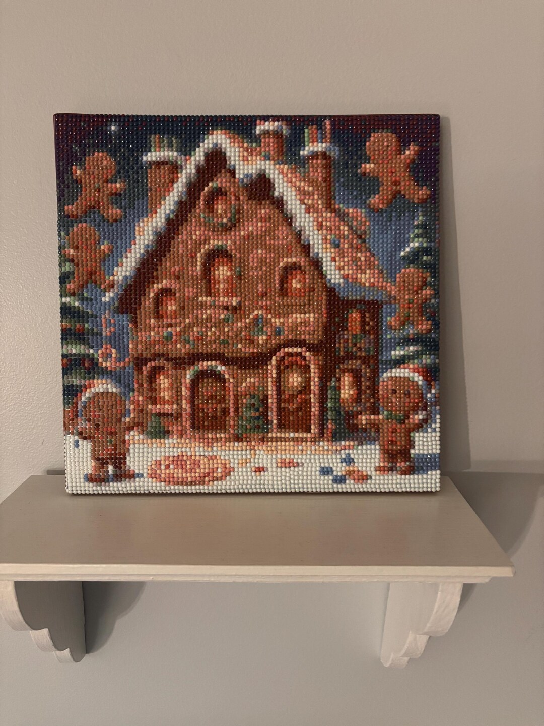 Gingerbread House Diamond Art, 10x10in - Etsy