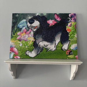 Diamond Art Dog Picture: &quot;Moby&quot; - 18x13in