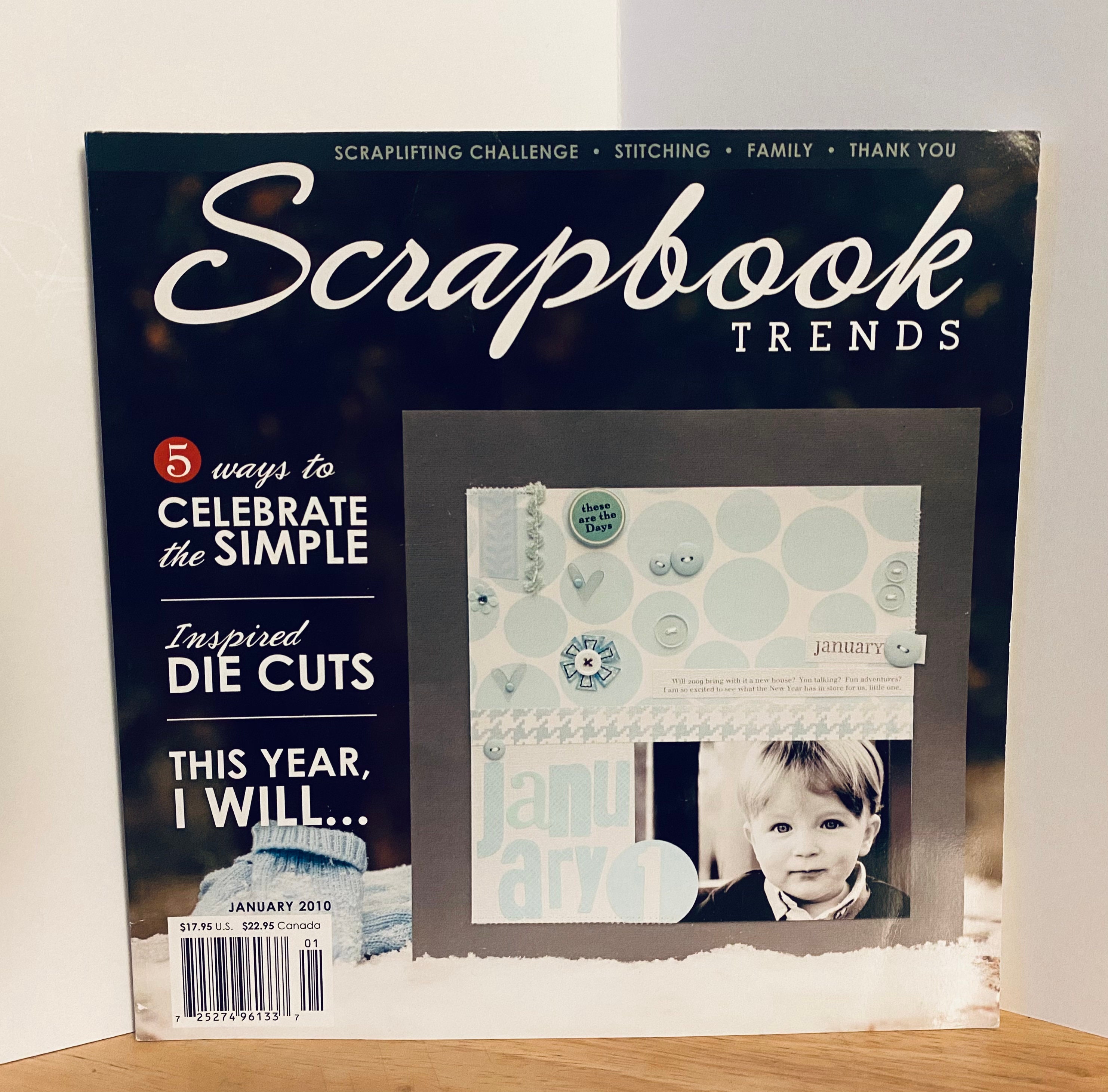 Scrapbook Trends Magazine Libro de ideas Etsy