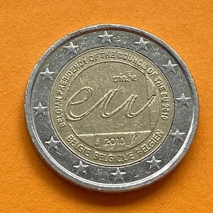 rare 2 euro coin 2010 Belgium