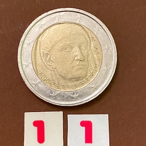 rare 2 euro coin Italy 2013