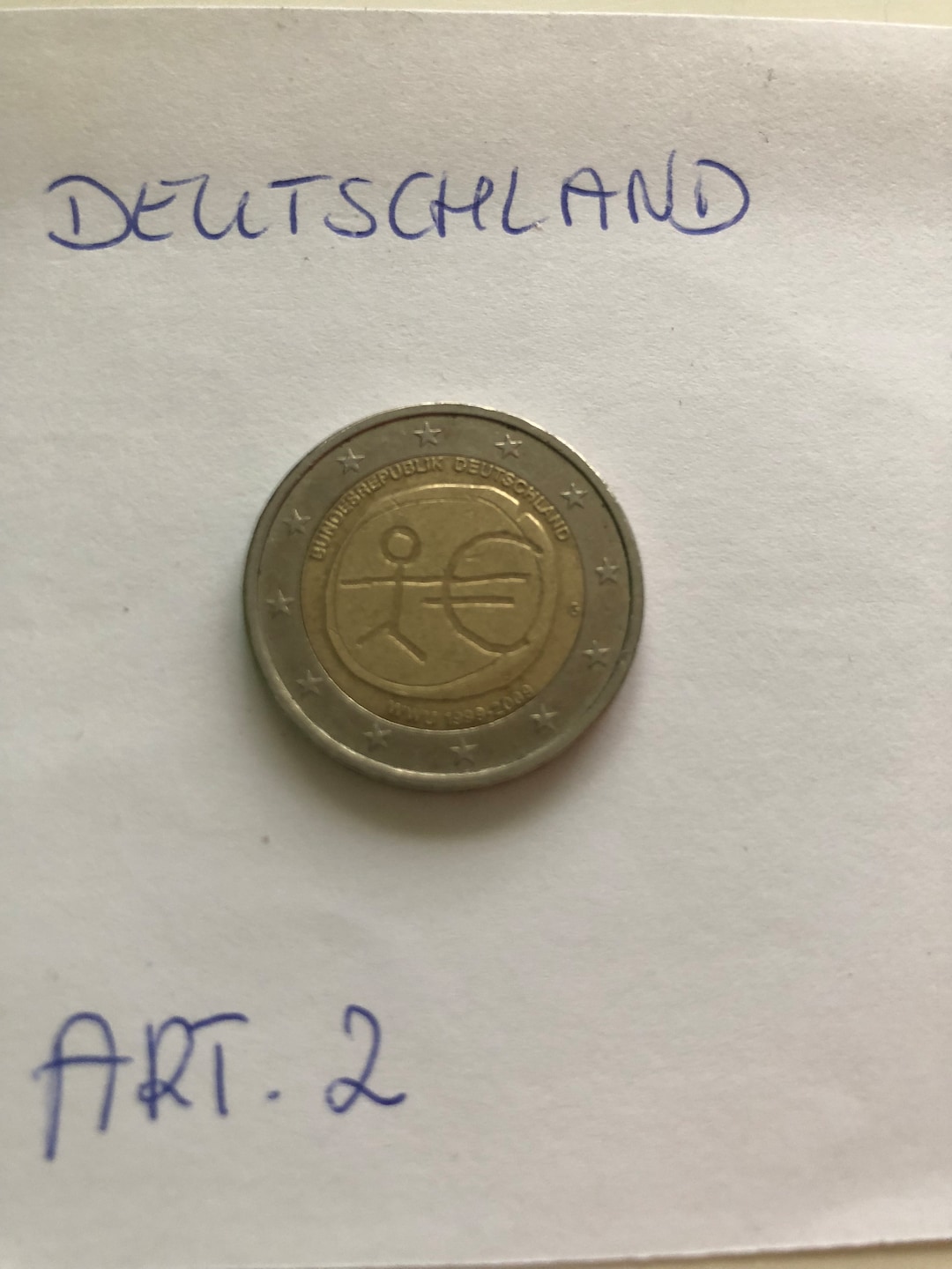 2 Euro Bundesrepublik Deutschland Wwu 1999 Bis 2009 Wert 2 Euro Münze Bundesrepublik Deutschland WWU 1999-2009 Selten - Etsy.de