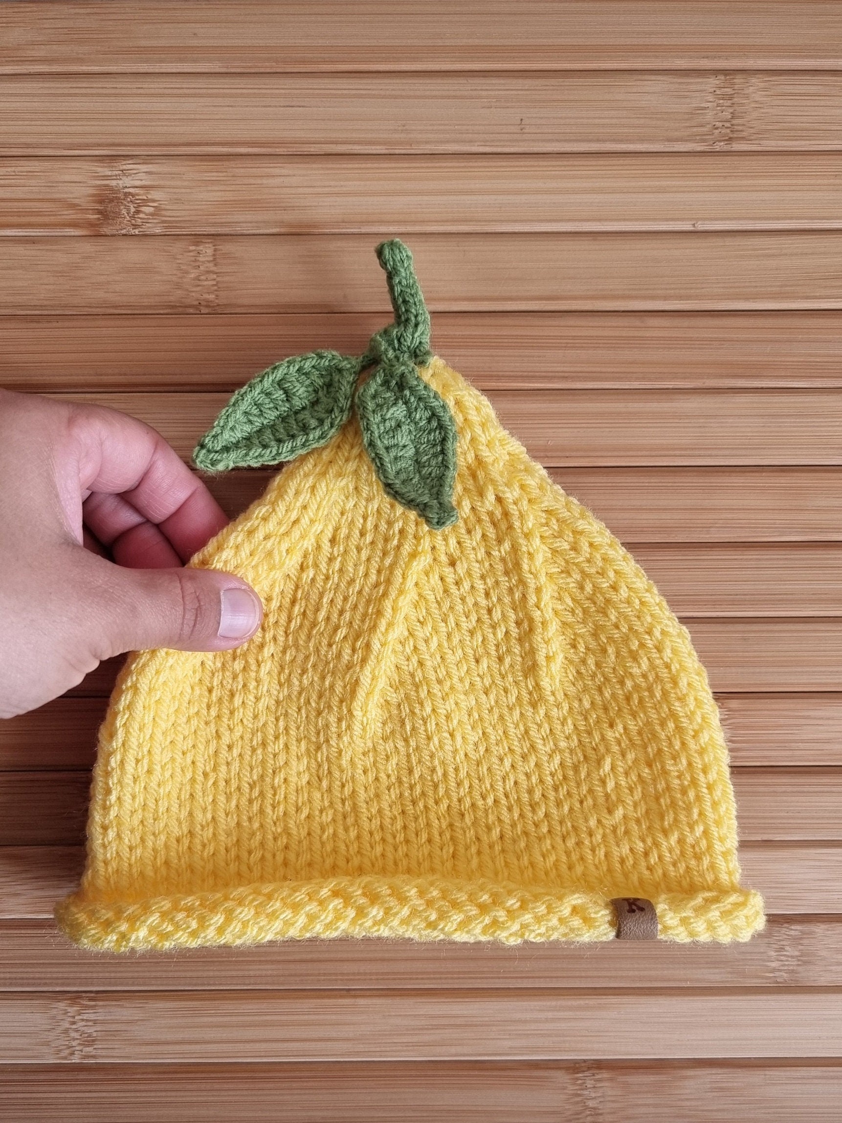 Vegetable Hat, Vegetable Knit Hat, Aubergine Hat, Lemon Hat