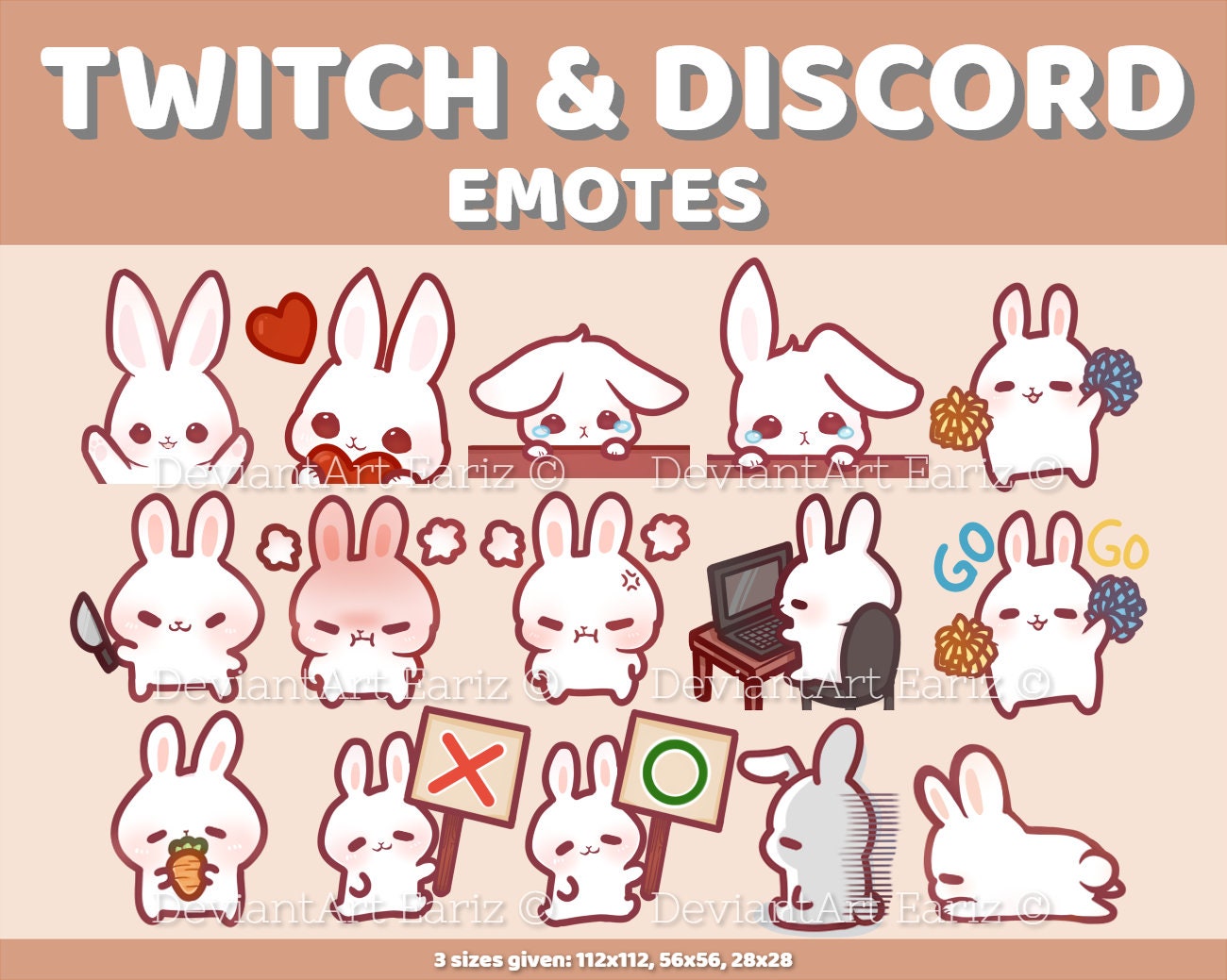Set of 15 Twitch Emotes and Discord Stickers - craibas.al.gov.br