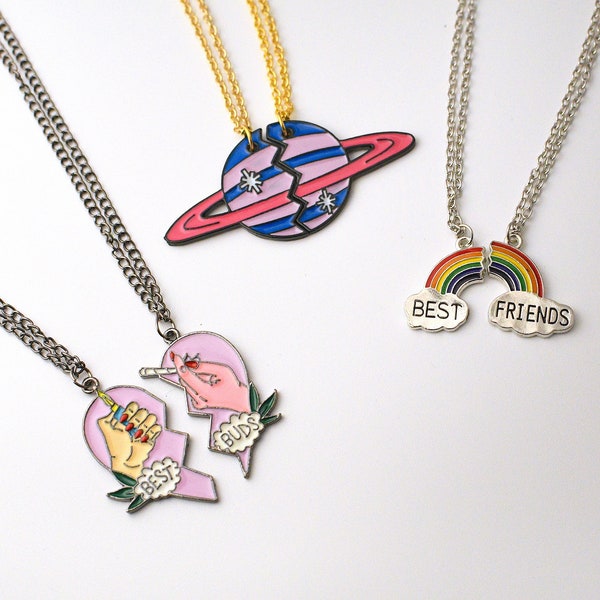 Weed best friend necklaces clearance