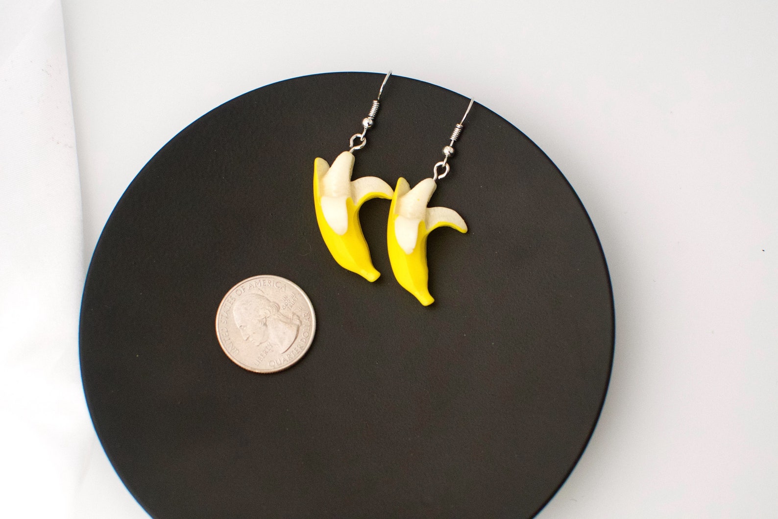 Banana earrings / banana stud earrings / banana dangle Etsy