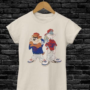 Retro Looney Toon Bugs Taz Tee