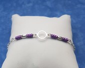 Bracelet chaîne en argent, bijou femme