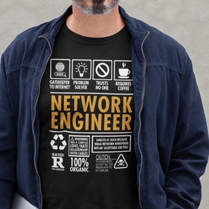 T-shirt &quot;Gatekeeper to Internet&quot; pour ingénieur réseau