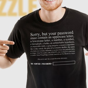 Funny Cyber Security Password Unisex T-Shirt