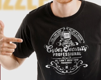 Not A Hacker Funny Cybersecurity Unisex T-Shirt