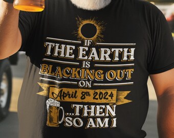 T-shirt de célébration de l'éclipse totale de soleil 2024