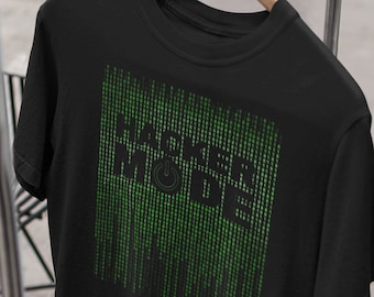 Hacker Mode Cybersecurity IT Professional T-Shirt