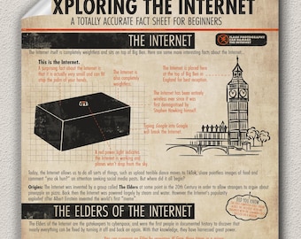 Älteste des Internets Lustige IT Menge Poster Wandkunst für IT-Profis