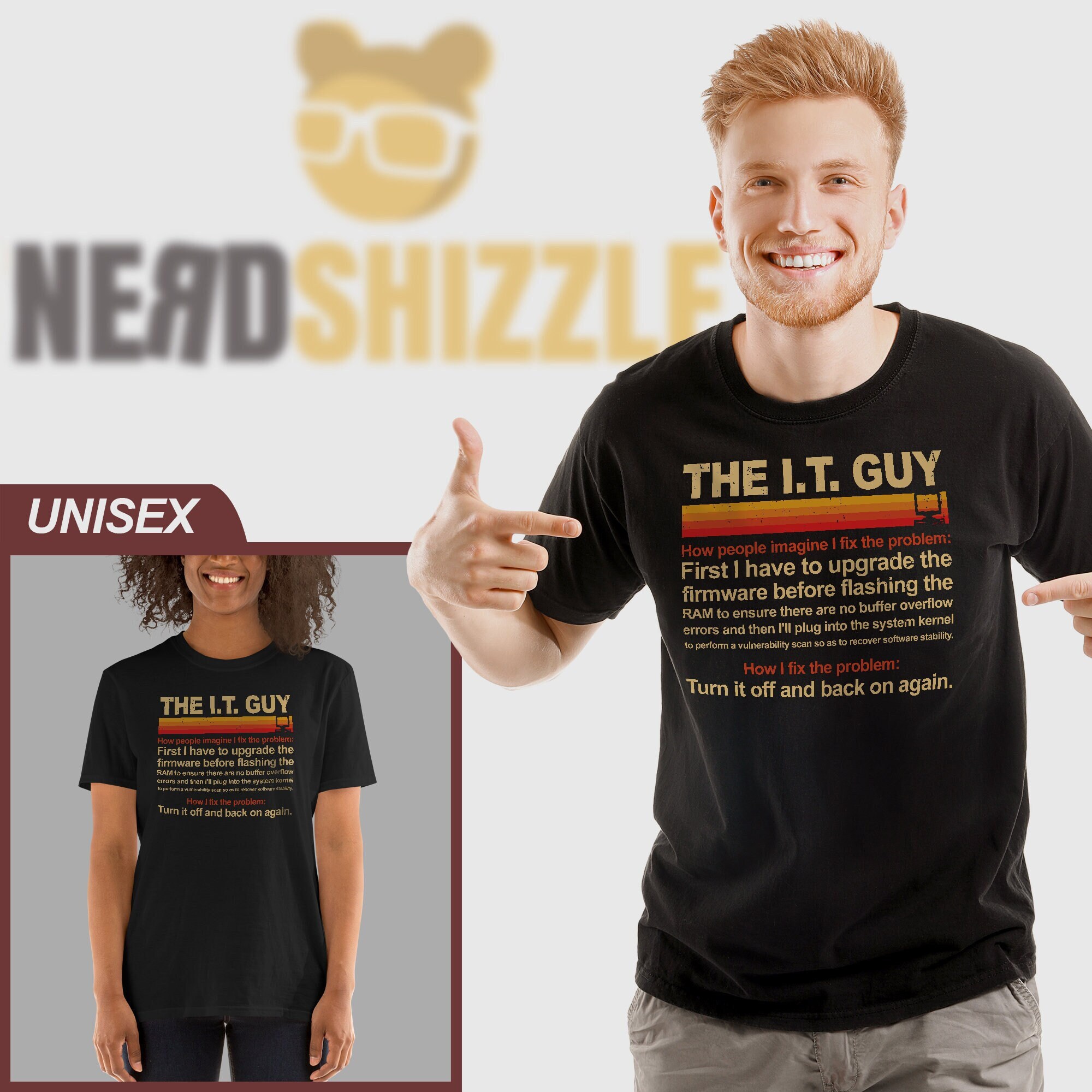 The IT Guy Tech Support Computer Person T-shirt - Etsy