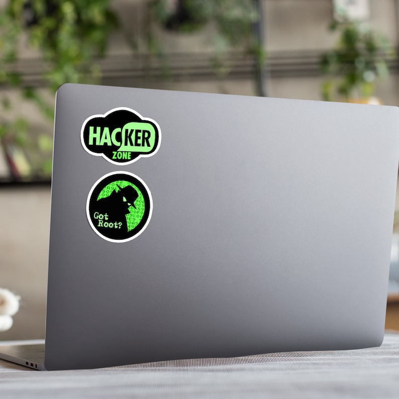 Cool Cybersecurity Hacker Laptop Sticker Pack Choose Color Etsy