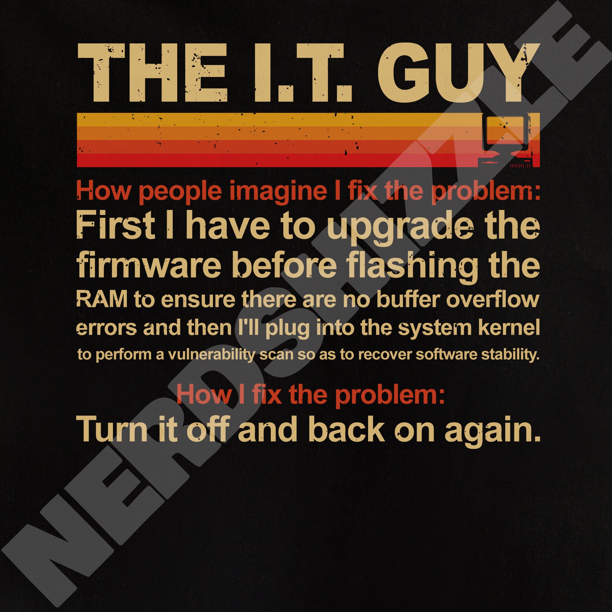 The IT Guy Tech Support Computer Person T-shirt - Etsy