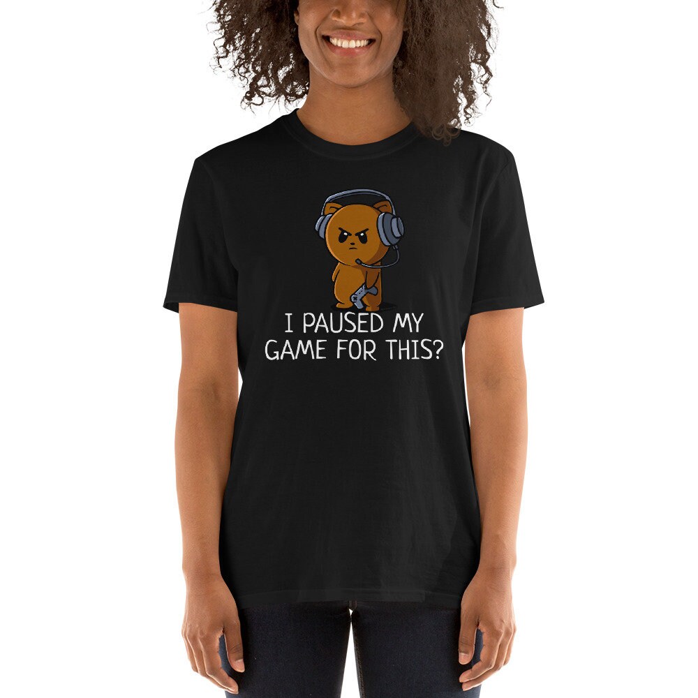 Giocatore di gioco Pausa il mio gioco per essere qui T-shirt