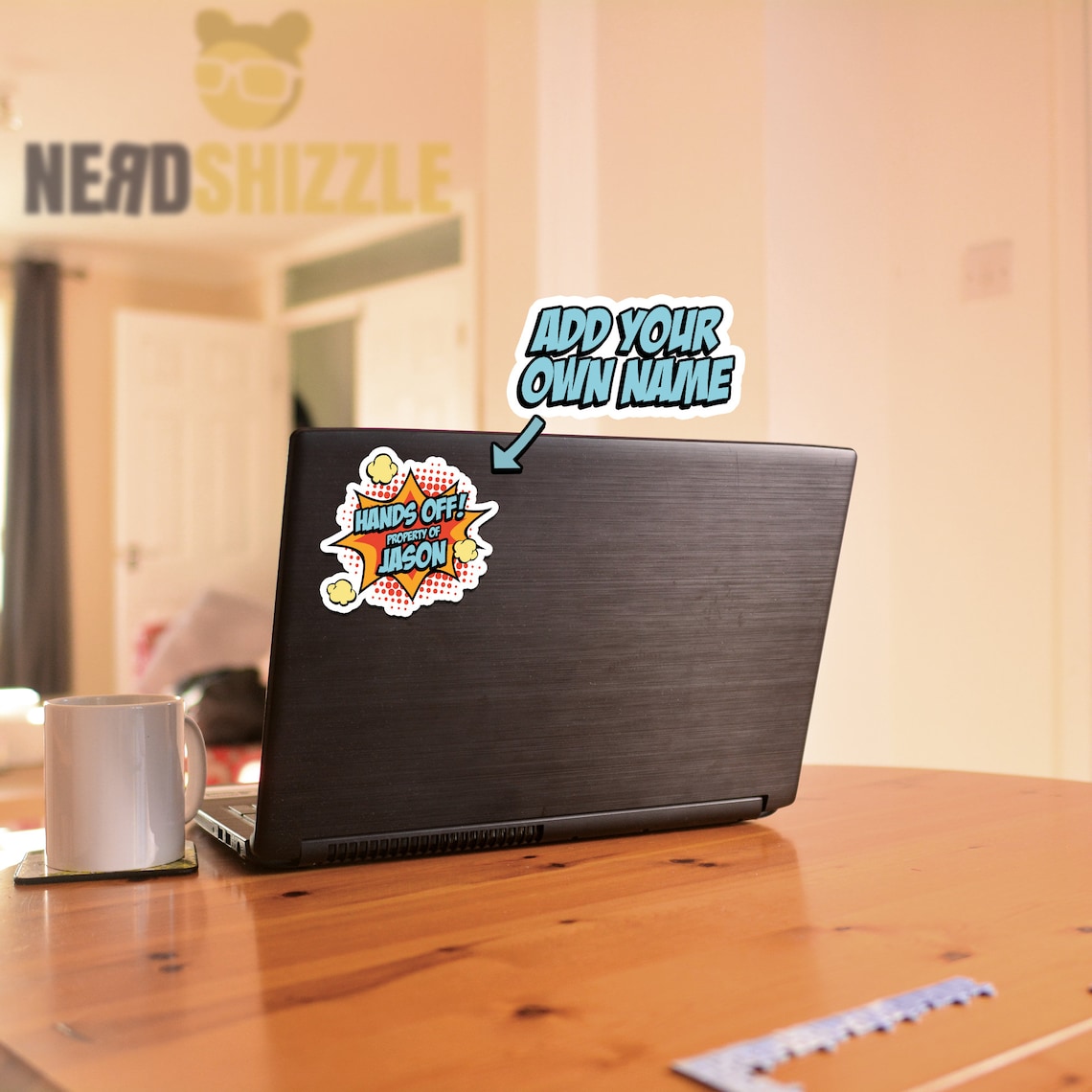 Custom Comic Property of Sticker for Books, Laptop, Pcs, Equipment. - Etsy
