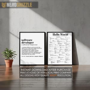 Programmierer Poster - Software Programmierer Definition Print Bild 2