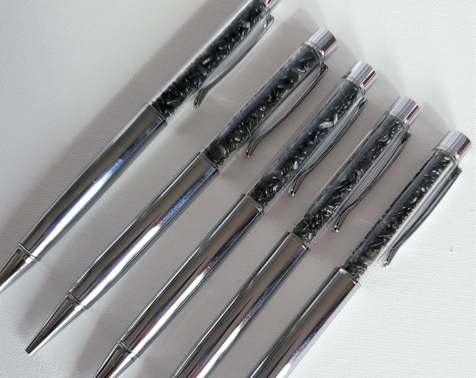 Black Obsidian | Pen | Gift | Healing Crystals  | Stationery | gift for her | gift for him | Crystals | Journaling