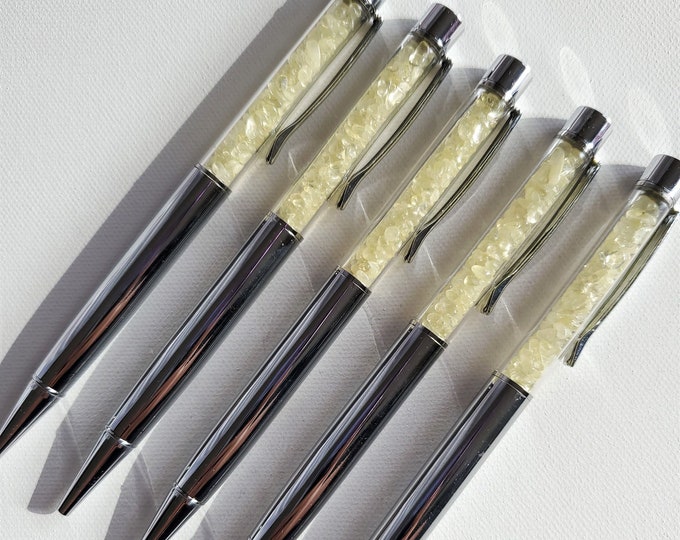 Natural Citrine crystal pen  | customized pen | citrine crystal |  gift | Citrine | healing crystals | manifest | Men's pen | Journaling |