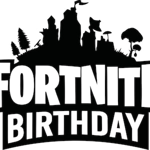 Fort Gaming Kid Birthday Svg, Png, Pdf, Dxf, Jpeg, Eps Cricut, Silhueta, Arquivo de Corte, Arquivo de Impressão