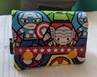 Marvel Super Hero Tiles  handmade insulin pump case