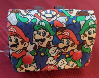 Mario & Luigi Insulin Pump Case - Clip-On Design