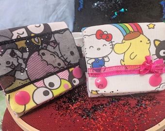 Hello Kitty Insulin Pump Case: Handmade Glitter Accent