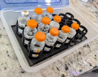 3D Printed Insulin Vial Holder | Full or Half Set