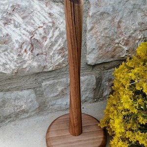 DISPENSADOR DE TOALHA DE ROLO, porta-toalha de papel, porta-toalha de mão, porta-toalha de cozinha, dispensador de toalha de madeira de nogueira Uniquenatural, armário de toalha